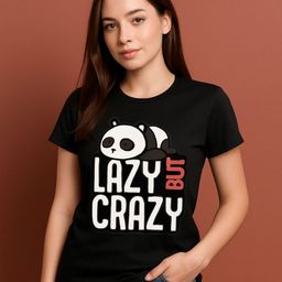 Anikmart Typographic Printed Round Neck Cotton T-shirt-image-82