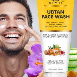 INTIMIFY Ubtan Face Wash With Turmeric Walnut & Almond - 100 g-9