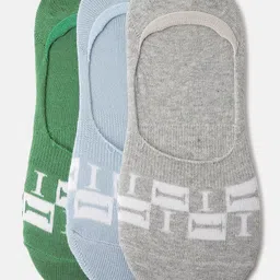 Iconic Pack Of 3 Patterned Shoe Liners Socks-9