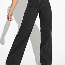 Stylecast X Kotty Women Straight Fit High-Rise Stretchable Jeans-image-34