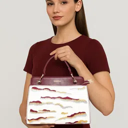 ESBEDA PU Abstract Printed Swagger Handheld Bag-10