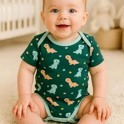Adhigams Kids Printed Cotton Romper-image-84