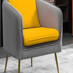 DOE BUCK Yellow Cushion lounge chair-picture-48