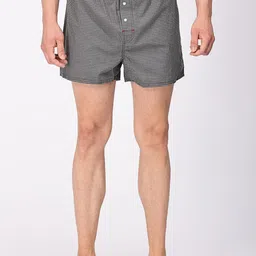 Crosscreek Checked Pure Cotton Boxer BXR3047C-image-89