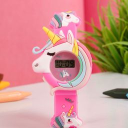 Stoln Unisex Kids Embellished Dial & Bracelet Style Straps Digital Multi Function Watch 25-18375-3-20012708-5