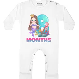 Arvesa Infants Printed Round Neck Rompers-image-27