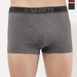 Sporto by Macho Pack Of 3 Comfortable Short Trunks-picture-16