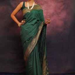 LeeliPeeri Designer Woven Design Zari Saree-image-8