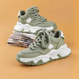 Overstar Men Green Synthetic Casual Shoes-picture-43