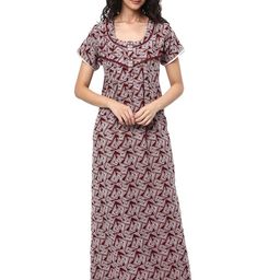 KOVIRA Abstract Printed Maxi Nightdress-picture-22