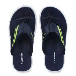 ABROS Men Striped Thong Flip-Flops-image-4