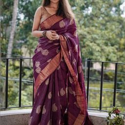 revika Floral Zari Pure Silk Kanjeevaram Saree-38