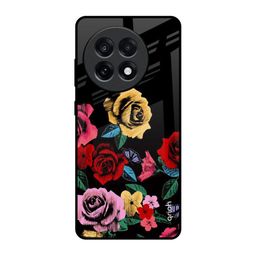 QRIOH Floral Printed OnePlus 13R 5G Back Case Mobile Accessories-image-48