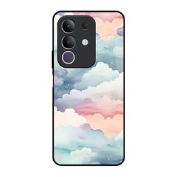 QRIOH Unisex Vivo T4x 5G Quirky Shockproof Glass Back Case-image-65