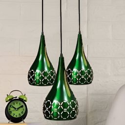 KINIS Green Aluminium Quirky Ceiling Lamp-image-32