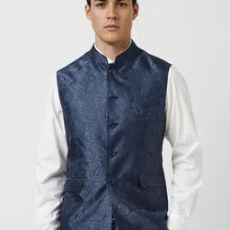 Van Heusen Casual Nehru Jackets-image-34