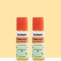 Dr.Dento Set Of 2 Fennel Oil Pulling With, Vitamin E & Aloe Vera - 25 ml Each-22