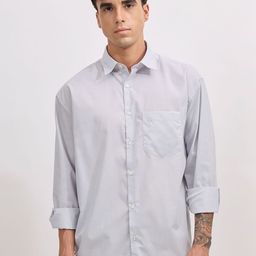 Espanshe Striped Pure Cotton Oversized Shirt-image-87