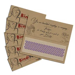 Comet Busters Set Of 5 Bindiful Traditional Round Velvet Bindi image 4