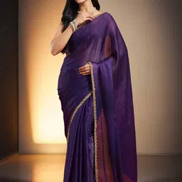 LOROFY Beads and Stones Chanderi Saree-picture-22