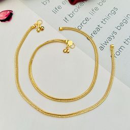 Anouk Set Of 2 Gold-Plated Anklets-47