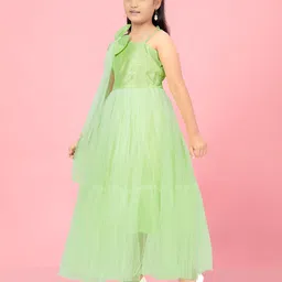 BAESD Net A-Line Midi Dress image 4