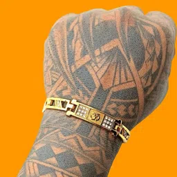 Dynamic Retail Global Men's Gold-Plated Link Bracelet-image-31