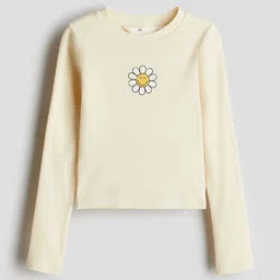 H&M Print-Motif Jersey Top-20