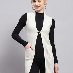 Monte Carlo Women Striped Woollen Longline-image-45