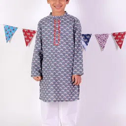 LIL DRAMA Boys Kurta Sets-10