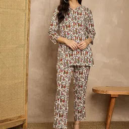 BAESD Printed Top With Trousers Co-Ords-picture-52