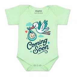 Arvesa Kids-Unisex Green Cotton Rompers-picture-26