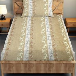 IVAZA Beige Floral 220 Cotton Nylon Single-image-76