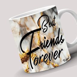 "Best Friends Marble"Best Gift for Sister|Girls|Friends|Birthday|Rakhi|Printed Ceramic Coffee Mug-image-21