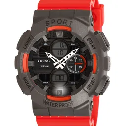Kool Kidz Unisex Kids Dial & Straps Analogue and Digital Watch YM 658 RD-45