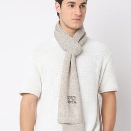 SPYKAR Men Acrylic Woolen Camel Muffler-image-7