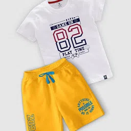 CODEZ Boys Printed T-shirt with Shorts-43