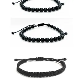 Dynamic Retail Global Men 3 Handcrafted Wraparound Bracelet-image-83