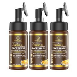 NUATRAFOL Set Of 3 Vitamin C Foaming Facewash -150ml Each image 1