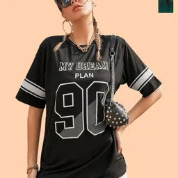 Metronaut Women Floral 2 Printed Hooded Pockets T-shirt-image-46