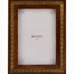 Fabindia Brown & Gold-Toned 1 Pieces Wood Table Photo Frames-40