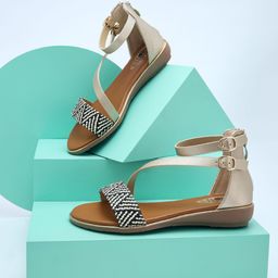 Sole To Soul Women Gladiators Flats-image-56