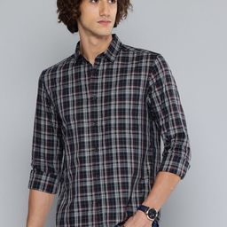 Flying Machine Slim Fit Checked Pure Cotton Casual Shirt-picture-26