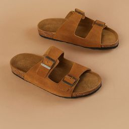 CODE by Lifestyle Men Leather Comfort Sandals-image-72