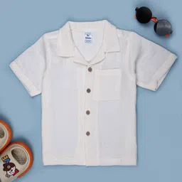 V-Mart Infant Cotton Cutaway Collar Casual Shirt-image-19