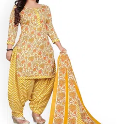 WOWETHNIC Printed Unstitched Dress Material-image-100