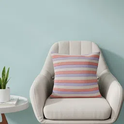 home expressions White & Pink Striped Square Cushion Covers-picture-26