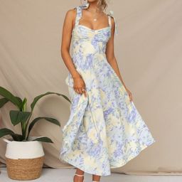 HERE&NOW Floral Print Maxi Dress-image-21