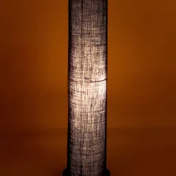 Devansh Blue & Brown Cylinder FloorLamps-44