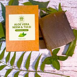 Kaaya Natural Set Of 2 Neem & Tulsi Handmade Soap- 100 g Each-47